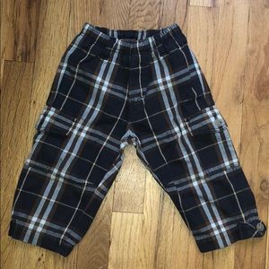 Baby boy Burberry plaid pants